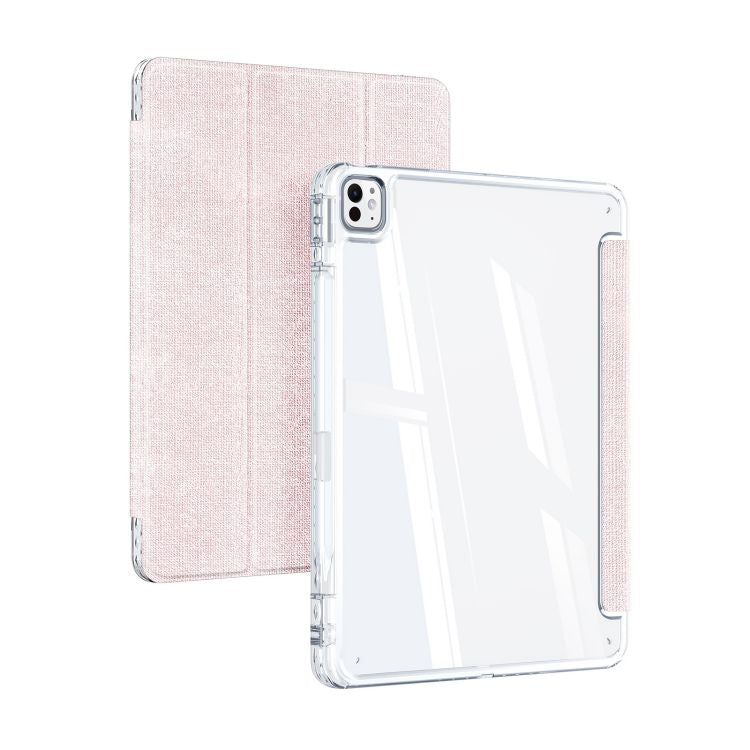 iPad Pro 13 (2024)(With Apple Pencil Holder & Auto Sleep Wake) Case Pink