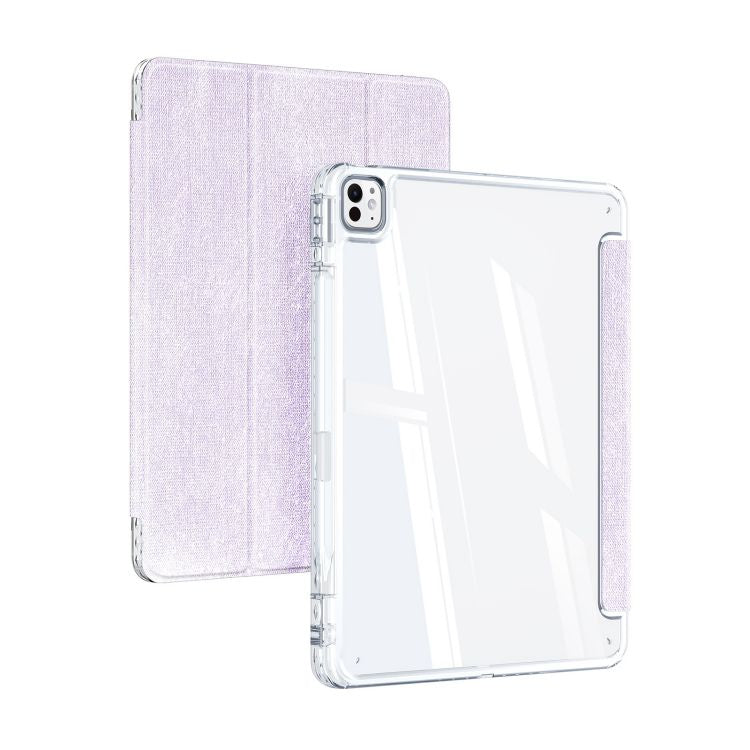 iPad Pro 13 (2024)(With Apple Pencil Holder & Auto Sleep Wake) Case Purple